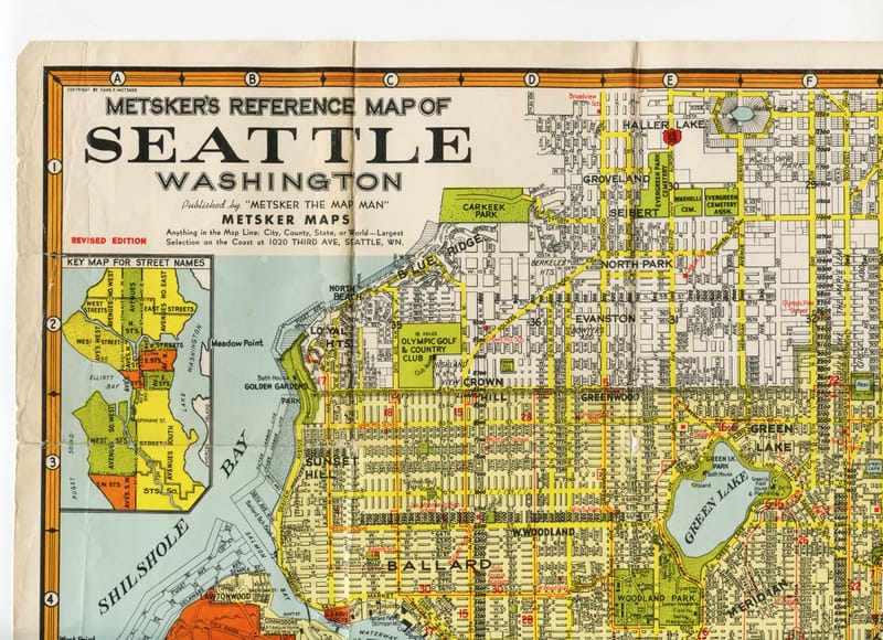 Metsker Map of Seattle