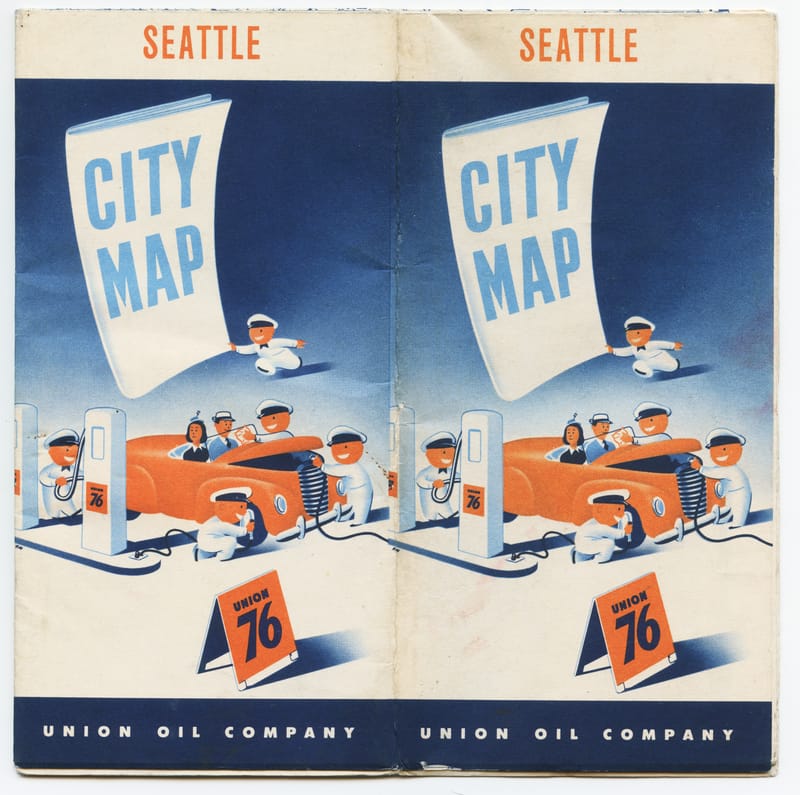 Union Oil's Animated Crew Covers Seattle